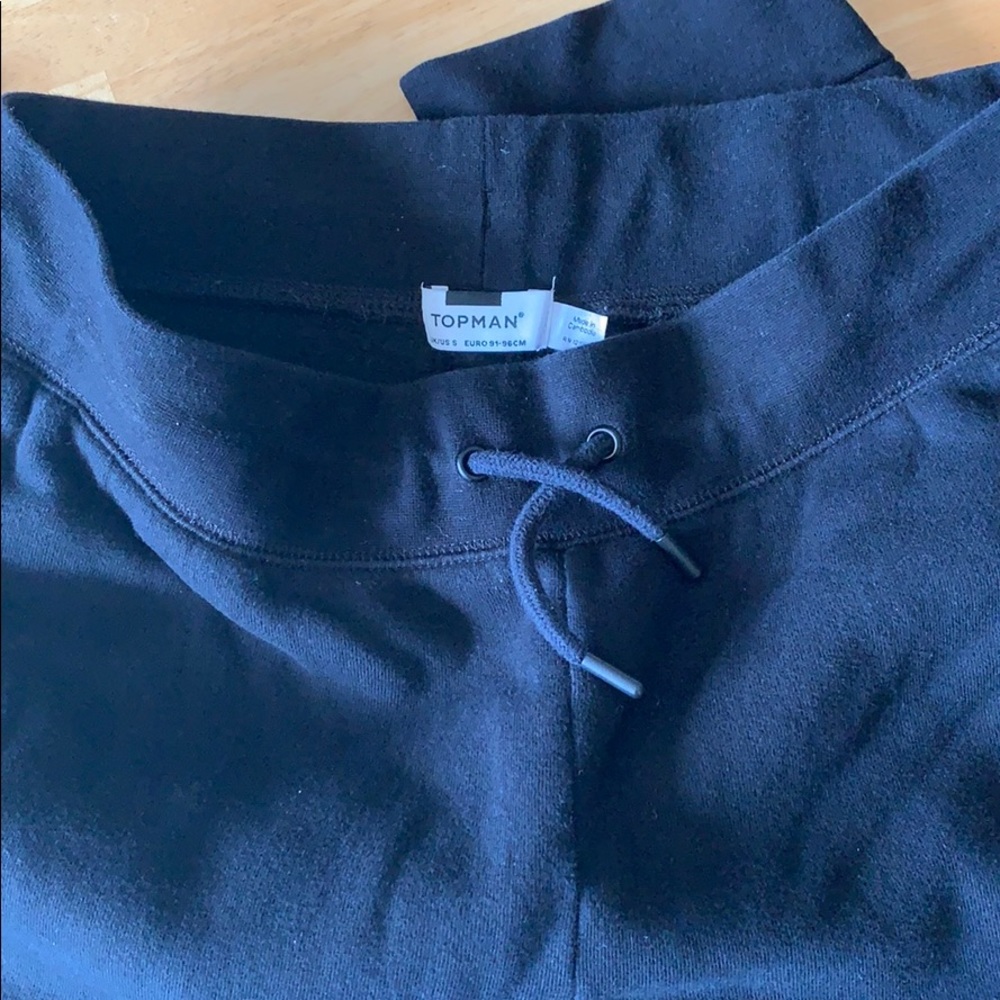 Topman UK men’s black sweatpants